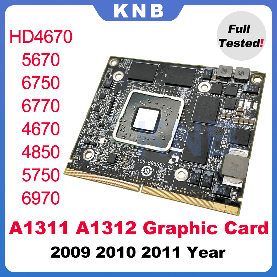 Original HD4670 5670 4850 5750 6750 6770 HD6970 VGA Video Card 512MB 1GB 2GB For iMac 21.5" 27" A131