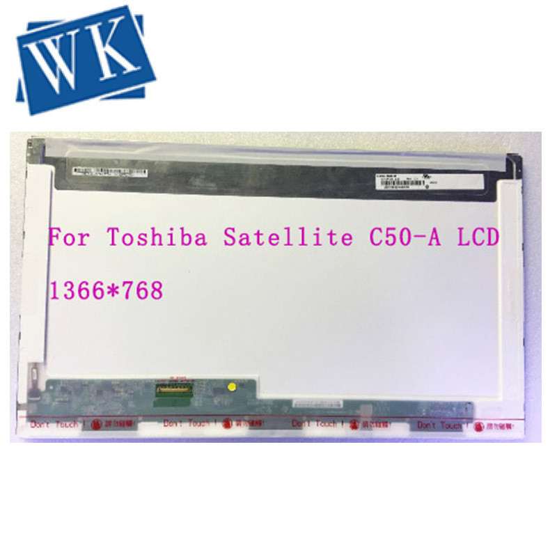 For Toshiba Satellite C50-A C50D-A Laptop LCD Screen LED splay Replacement 15.6" HD 1366X768 LVDS
