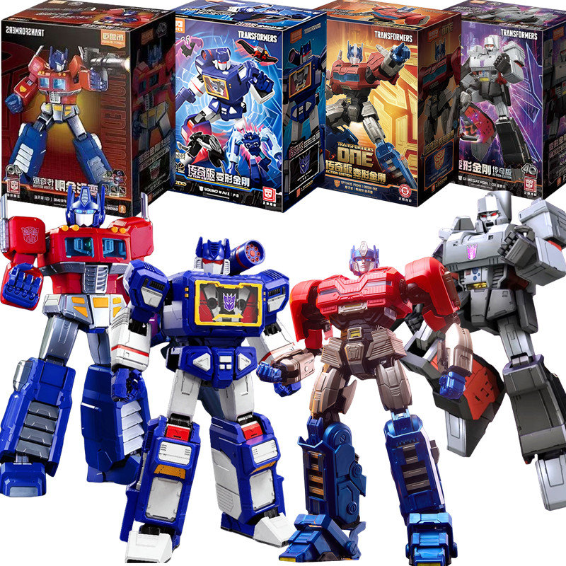 BLOKEES Transformation LED Legendary Etion Optimus Prime Megatron Soundwave Orion Pax Action Figure 