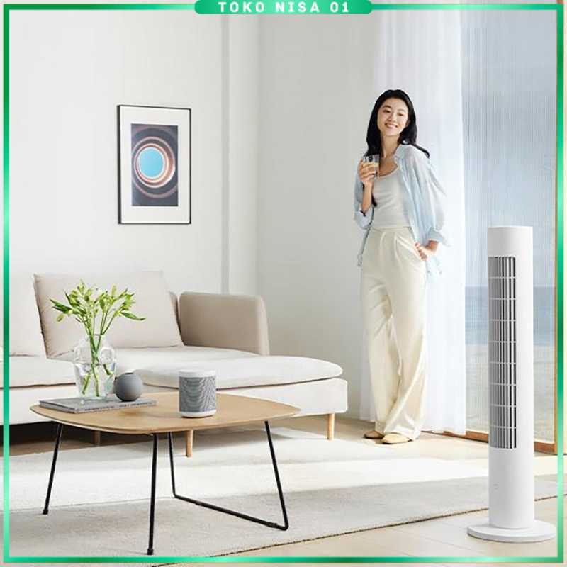 Xiaomi Mijia Kipas Angin Lantai Tower Fan Adjustable Smart App - BPTS02DM