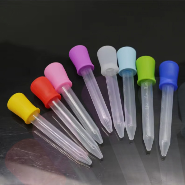 Pipet Tetes Silicone 5ML Pipet Tetes Makanan / Minum Obat Feed Medicine Dropper Kucing Anjing