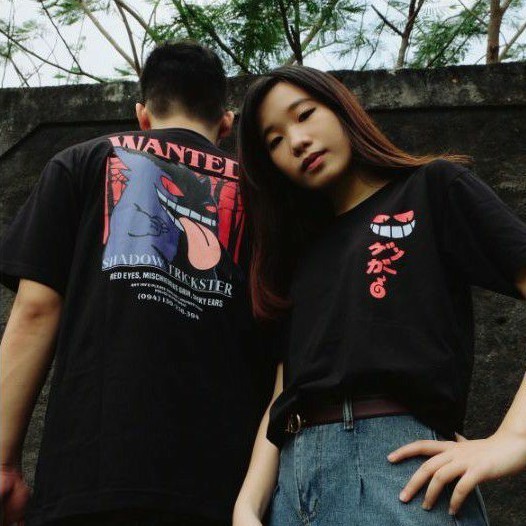 (COD) Baju Kaos Anime Pokemon - Kuruu Gengar Tee