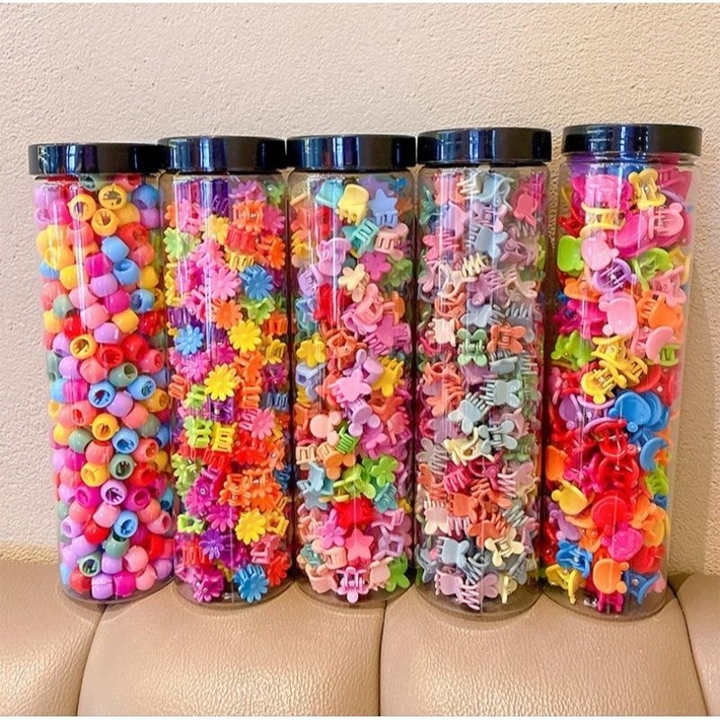 (SERBU) JEPIT RAMBUT MINI ANAK FREE BOX / JEPITAN RAMBUT BABY / JEPITAN RAMBUT LUCU