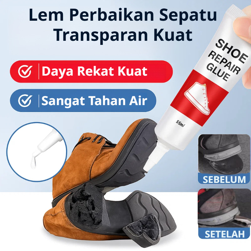 Lem Perekat Sepatu TERBAIK | Lem Sepatu Kuat PREMIUM | Lem Sepatu Tahan Lama TRANSPARAN | Perekat Se