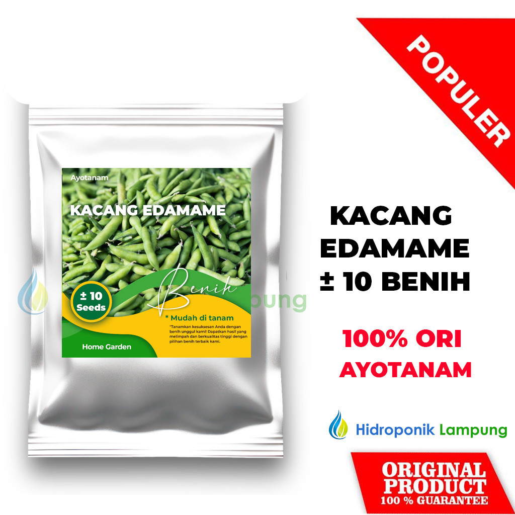 AYOTANAM Benih Kacang Edamame isi ± 10 Benih
