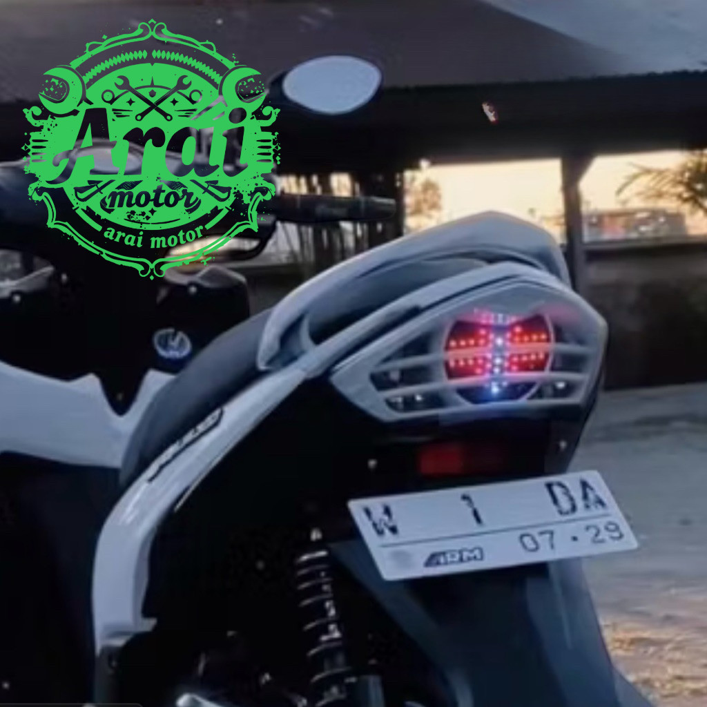 stoplamp running Mio soul GT 115/lampu running soul GT 115 /lampu belakang soul GT 115 8 mode auto