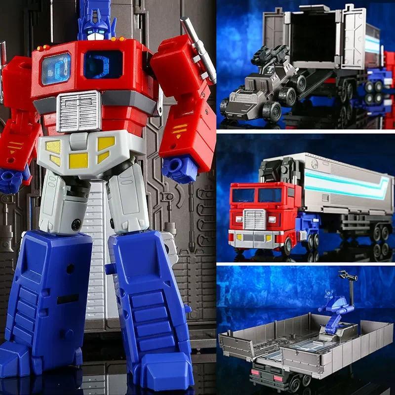 JINBAO 2001 3.0 Enlarged G1 Style Optimus Prime Commander Action Figure Transforming Robot Toy With 