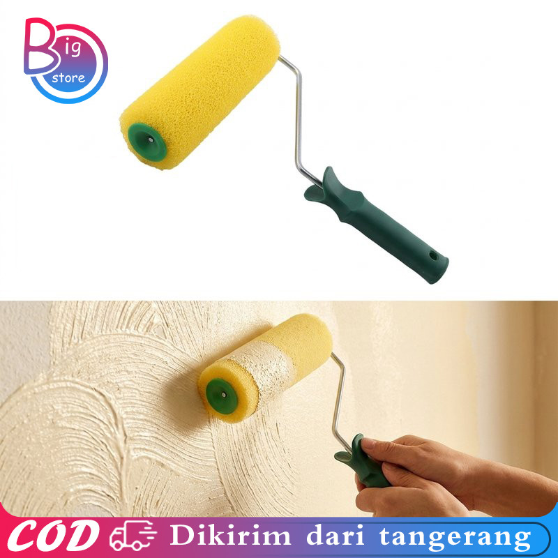 Texture Roller Paint 8 Inch Roll Kuas Cat Dinding Roll Cat Tekstur Motif Kamprot Kuas Cat Tembok Rol