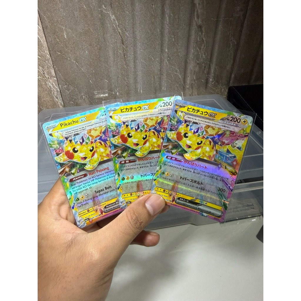 Pokemon TCG Original - Pikachu ex RR
