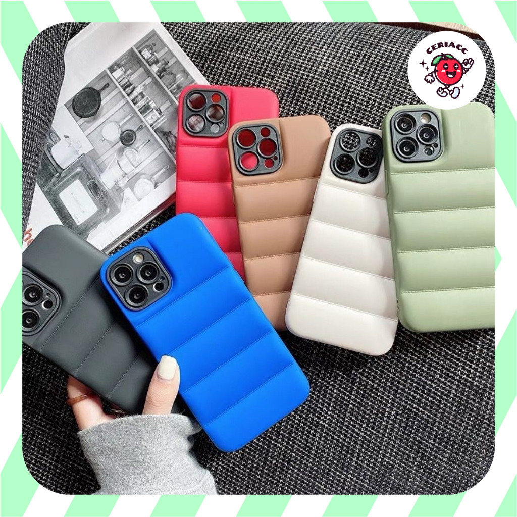 New Puff case premium case iphone 7 8 plus x xs xr xs max 11 12 pro max