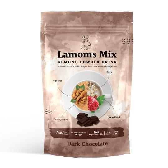LAMOMS MIX - SUSU ALMOND SOYA MILK BELI 2 GRATIS 1 - OAT MILK - Dark Chocolatte
