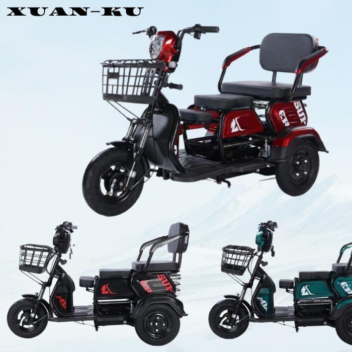 PROMO GRATIS ONGKIR Sepeda Listrik E-3 XUAN-KU (ELECTRIC 3 RODA)