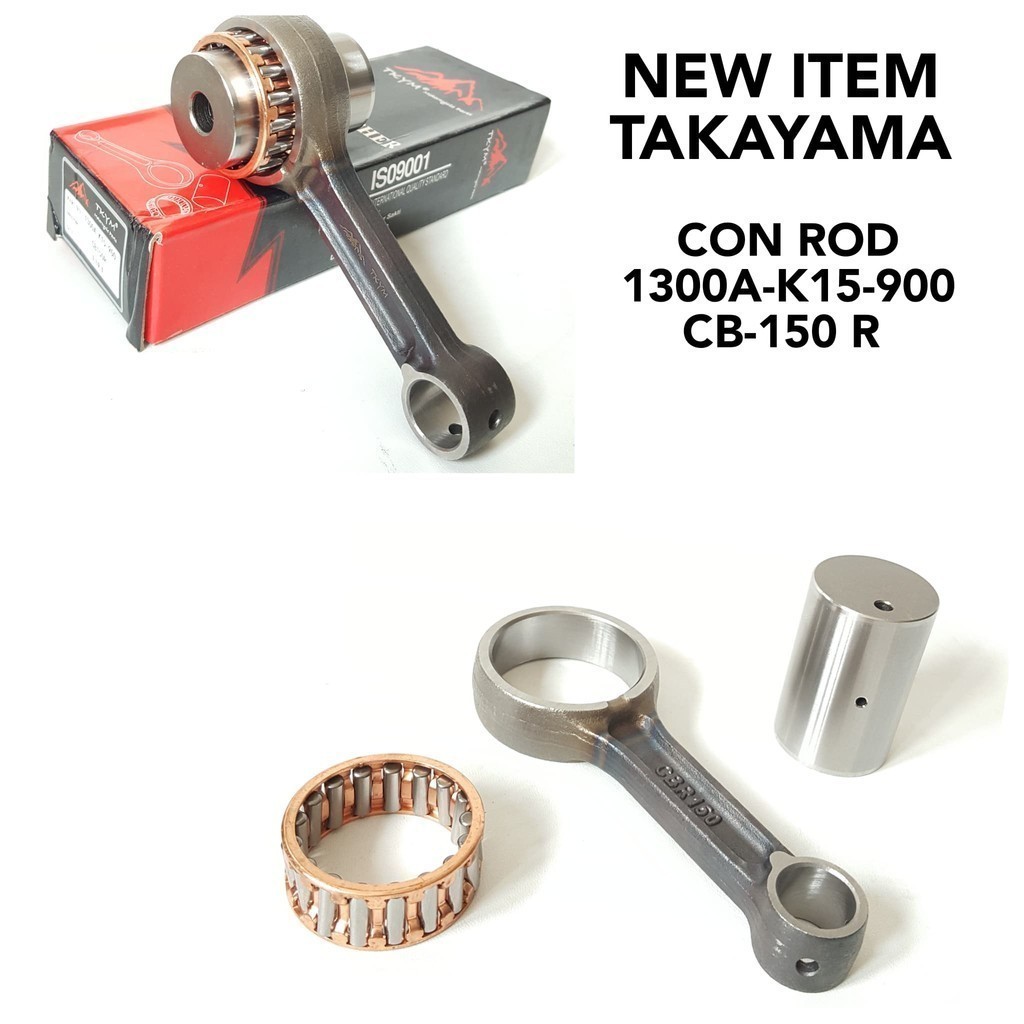 CONROD ASSY / CONNECTING ROD / STANG SEHER HONDA CB 150 (1300A-K15-900) MERK TAKAYAMA