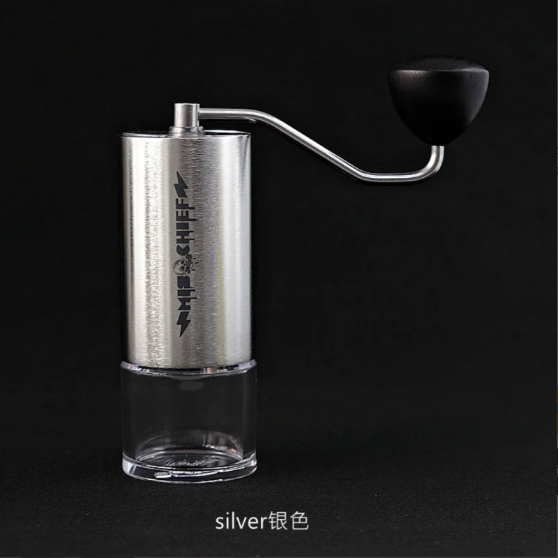 MisChief M40 Manual Coffee Grinder | High-Nitrogen Steel Burrs • 0.6kg • Precision Hand Grinder
