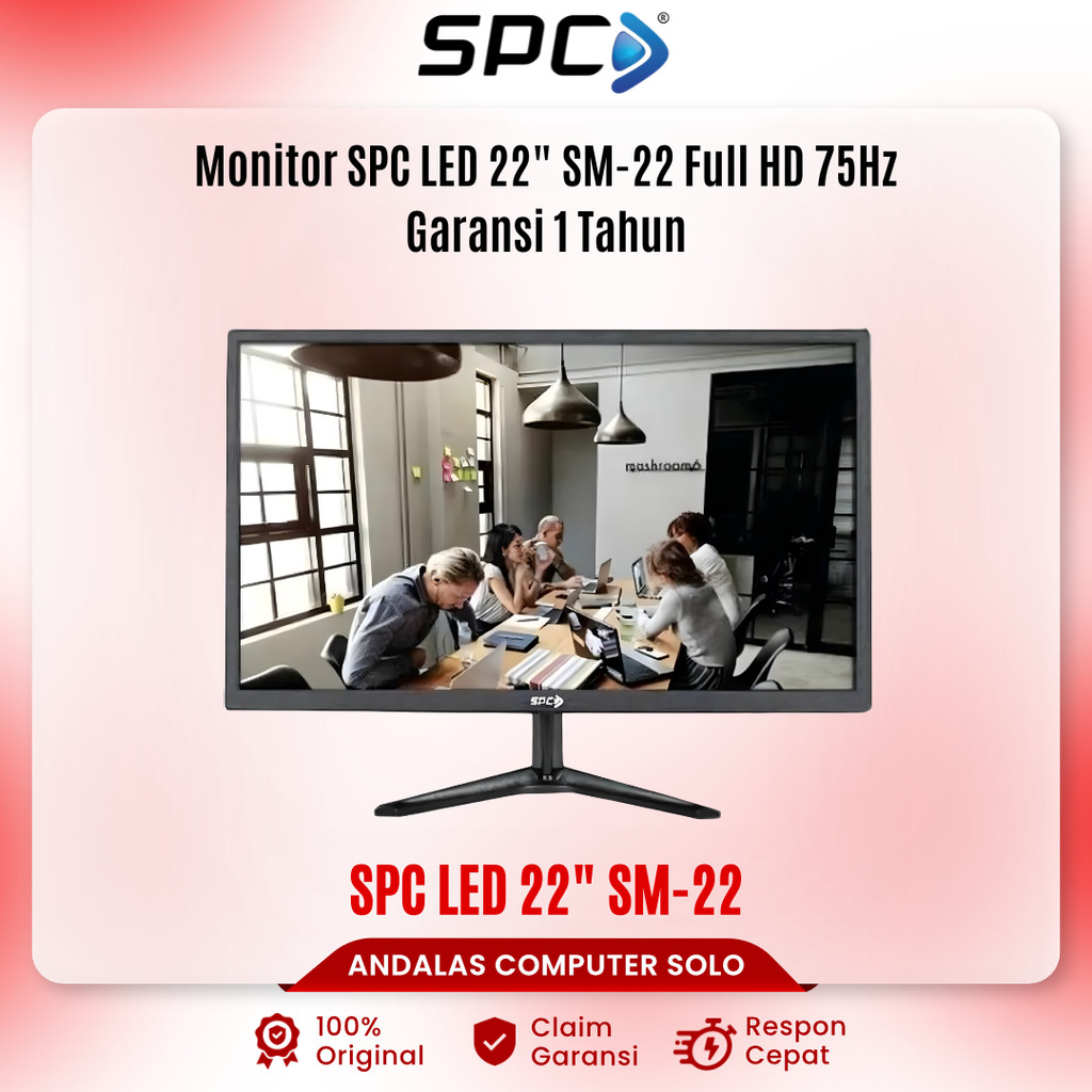 MONITOR SPC 22 INCH SM-22 FHD 1080P 1MS 75HZ