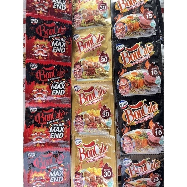 Promo BON CABE SACHET / 1 RENCENG ISI 12 PCS Hemat