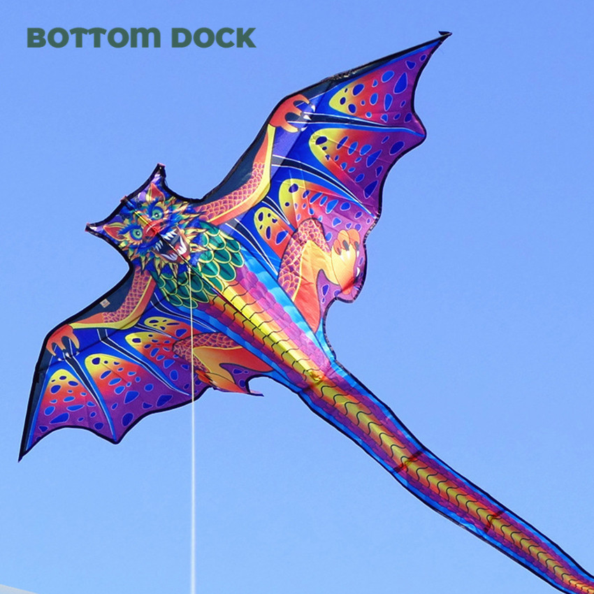 Layang-Layang Naga 3D Jumbo Ekor Panjang 160x260 cm - Layangan Naga Besar untuk Dewasa & Anak Tahan 