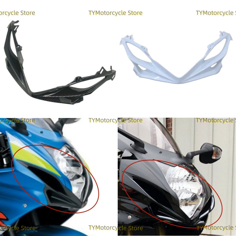 Motorcycle Fairing Headlight Cowl Nose Lower Panel Fit For SUZUKI GSXR600 GSXR750 GSX-R600 GSX-R750 
