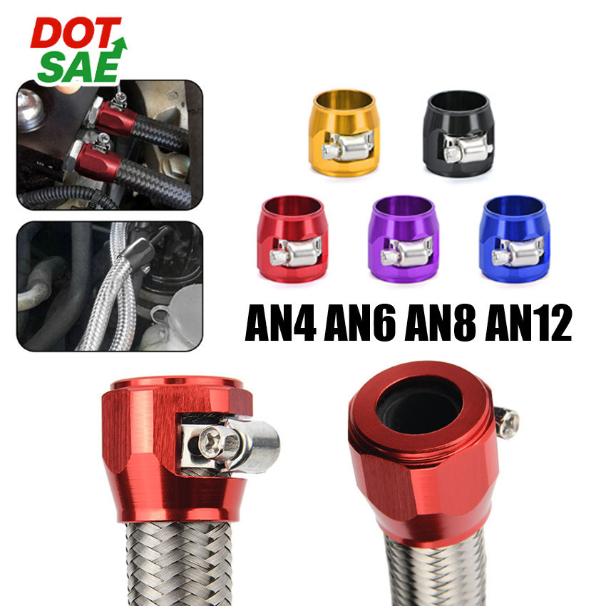 DOT SAE Klem Selang Hose An4 / An6 / An8 / An10 / An12 Klem Selang Bensin / Oli Klip Selang Bensin H