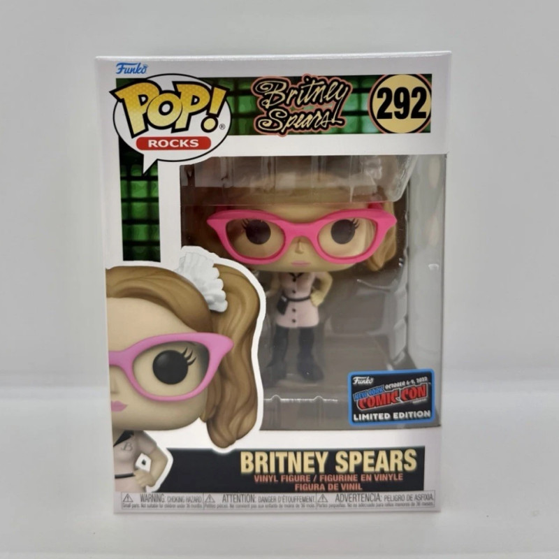 Britney Spears Funko Pop Rocker Singer Action Doll Model 292 Star Vinyl Sculpture Dolls Fans Collect