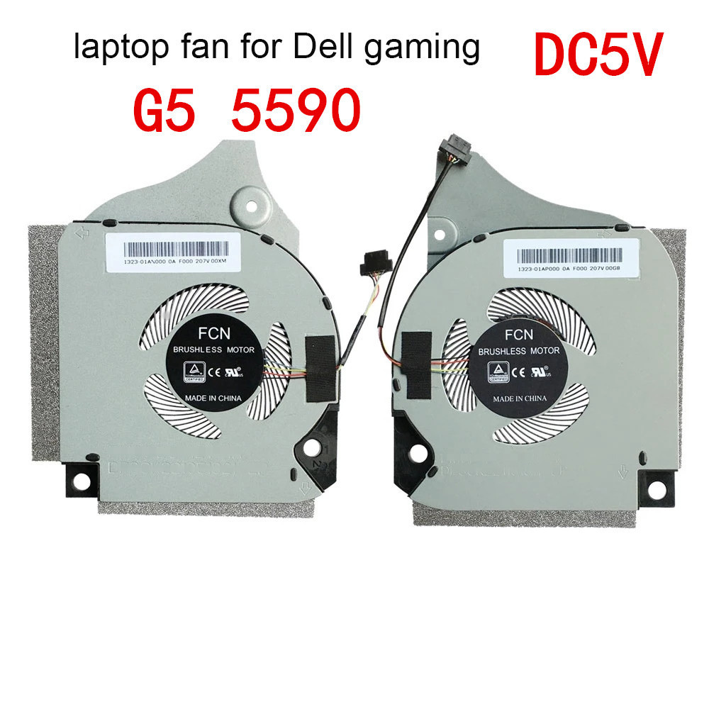 New original cpu GPU cooling fan cooler for for DELL Inspiron G5-5590 063NYM 0FK2HP Heatsink radiato