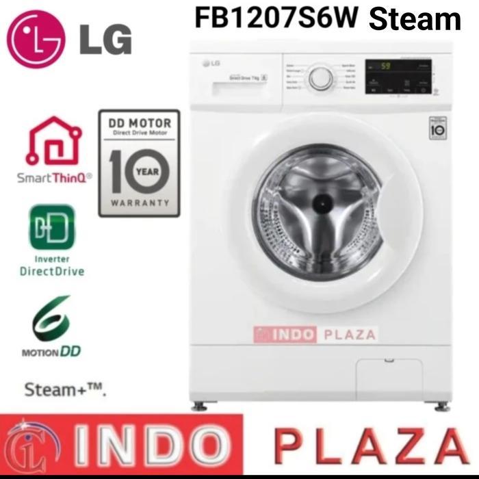 MESIN CUCI FRONT LOADING 7 Kg / 7Kg LG INVERTER DIRECT DRIVE FM1007N3W