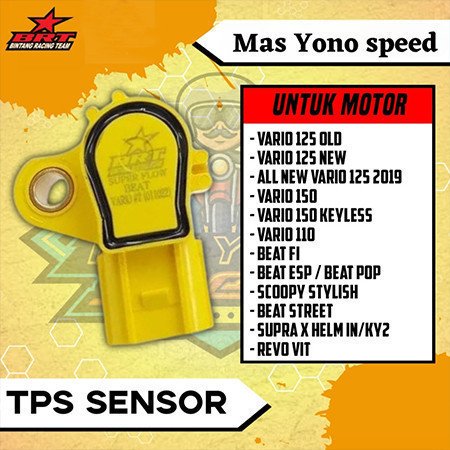 SENSOR TPS BRT HONDA VARIO 125 VARIO 150 BEAT POP BEAT ESP BEAT FI BEAT STREET GENIO BEAT DELUXE TPS