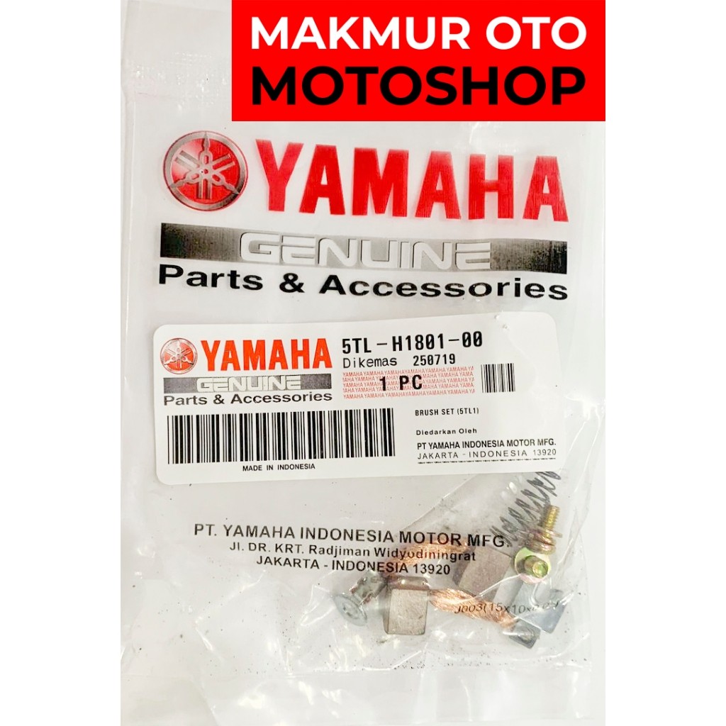 5TL Arang Starter Yamaha MIO Lama / MIO Sporty / MIO Smile – Carbon Brush Dinamo Starter Motor Yamah