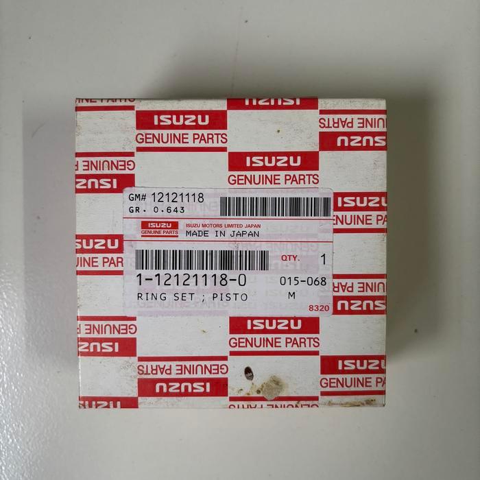 RING PISTON/RING SEHER ISUZU 4BD1 ASLI PASSS