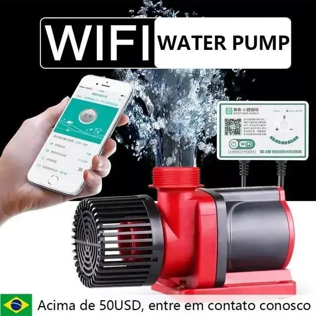 Pompa air 24V JDP-3500Q JDP-6000Q JDP-10000Q yang dapat dikontrol melalui WiFi, Pompa Air DC untuk A