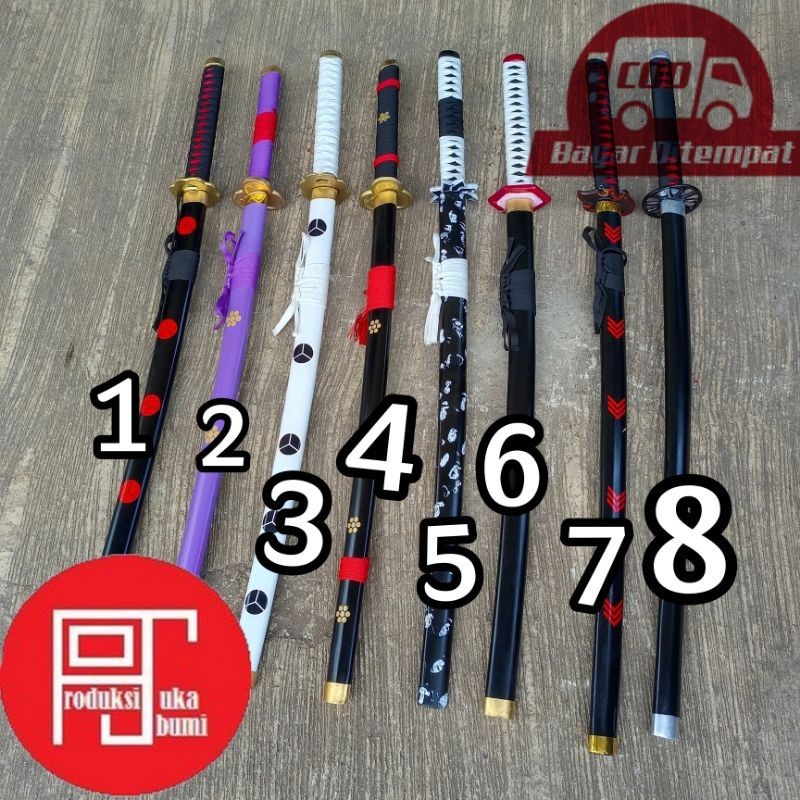 PerkakasSukabumi538 PRODUKSI SUKABUMI Katna Kimetsu No Yaiba sarung Kayu Asli