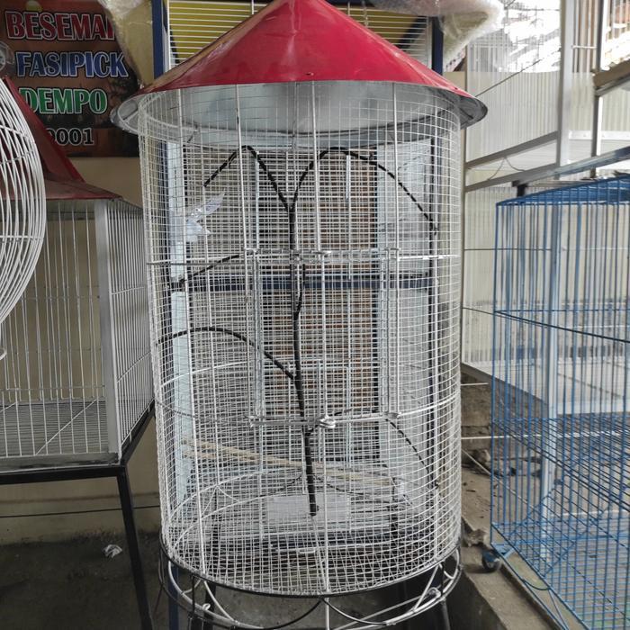 kandang koloni burung lovebird kenari,