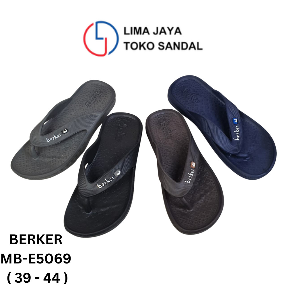 Sandal Jepit Simple Pria Karet EVA Phylon Murah Berkualitas BERKER MB-E5069