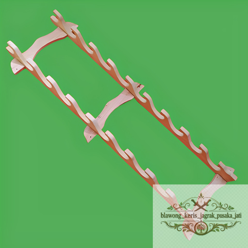 [BAYAR di TEMPAT] Stand Dudukan Rak penyimpanan Katana Samurai Pedang & Golok [COD]