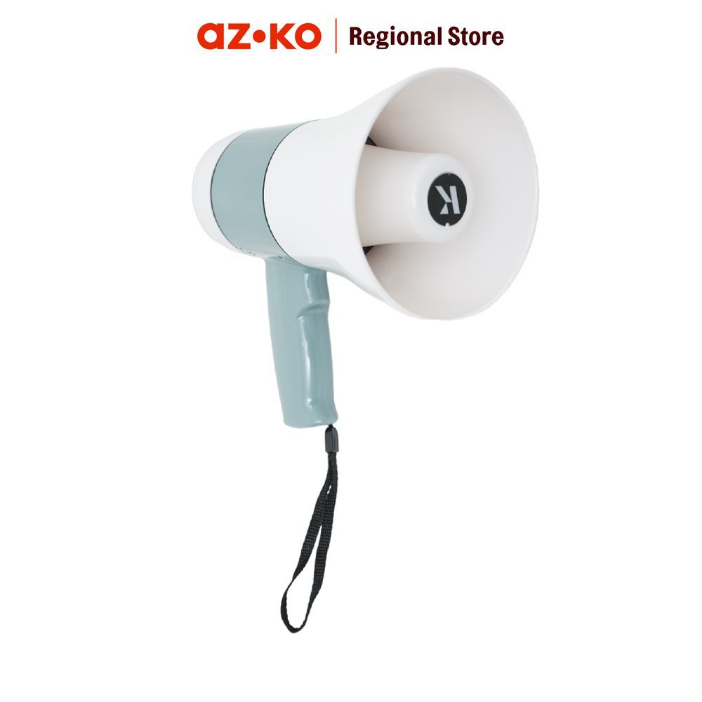 Krisbow Megaphone 20 Watt - Putih/Abu-Abu Toa Pengeras Suara Speaker Corong Suara Toa Portable