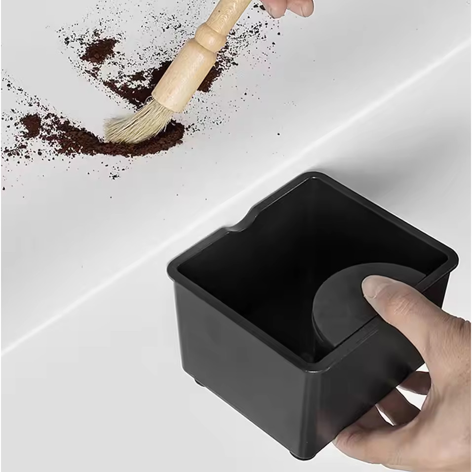 Knock Box Kopi Wadah Ampas Espresso Coffee Container 12 x 11 x 8.3 cm Tempat Ampas Portafilter Akses