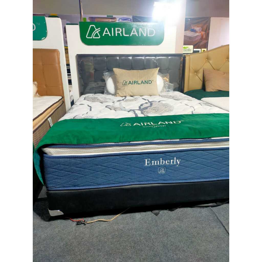( PROMO ) Kasur Springbed Airland - Emberly ( Full Set Sandaran Algerian )