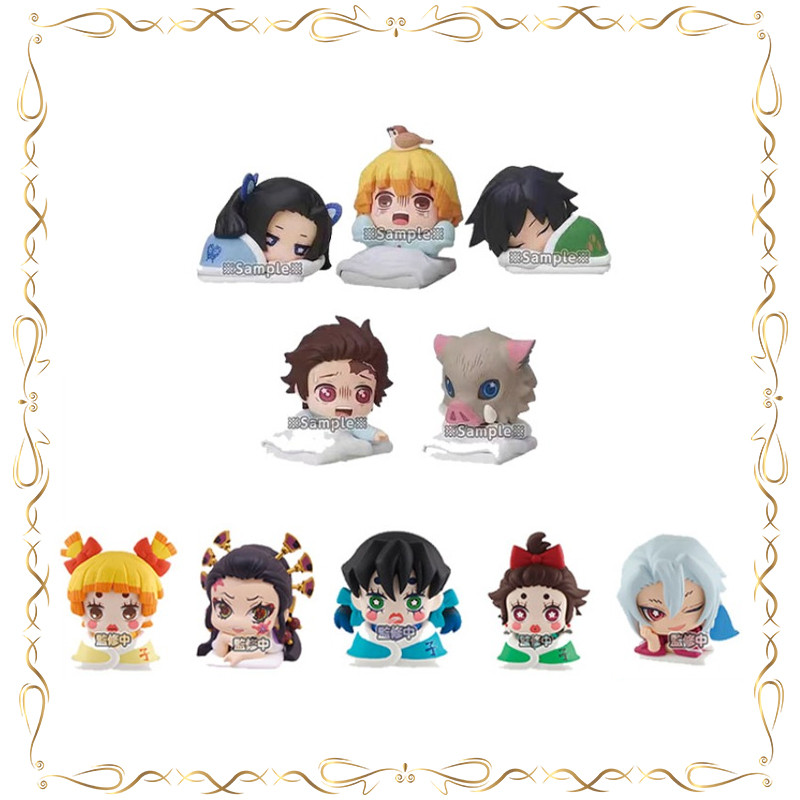 Demon Slayer: Kimetsu No Yaiba Kamado Tanjirou Kamado Nezuko Gashapon Anime Figures Ornament Collect