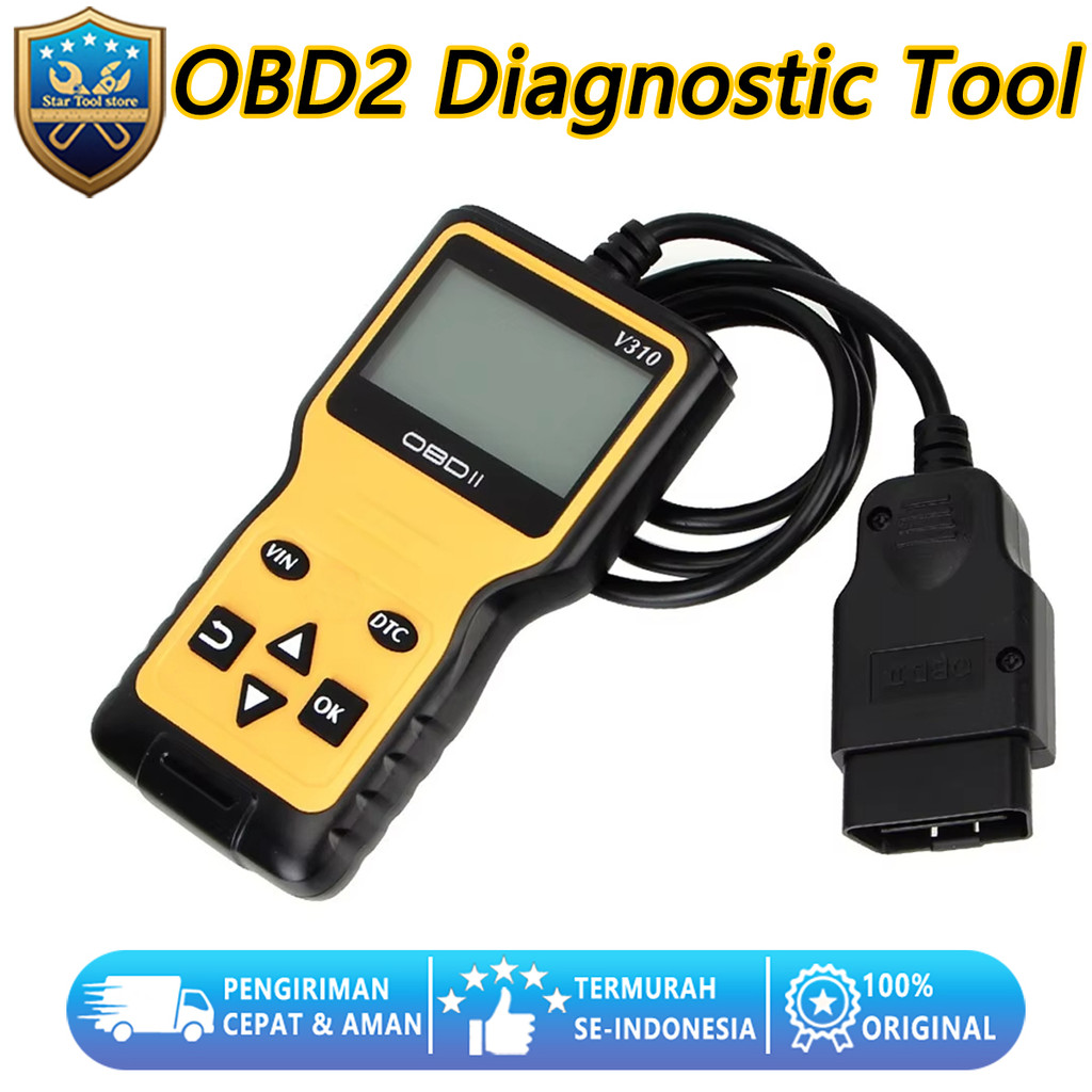OBD2 Scanner Alat Diagnostik Mesin Trouble Code Reader K310 OBD Mobil Scanner Universal Mesin Mobil