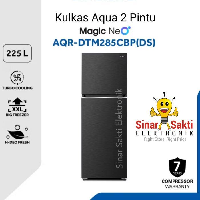 Kulkas Aqua 2 pintu AQR D270 Lemari Es Jumbo AQR-D270 270 Low Watt