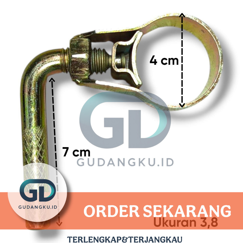 KLEM FIBER EGREK SAWIT UKURAN 3,8 SUPER MURAH (GUDANGKU.ID)