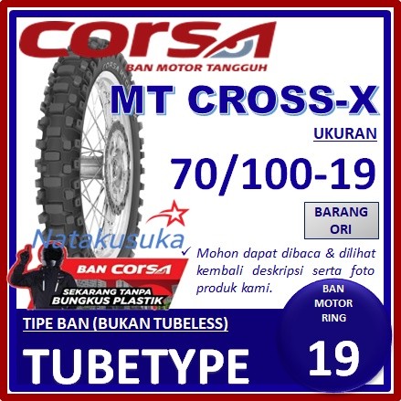 CORSA MT Cross X 70/100 - 19 Tubetype (TT),,,