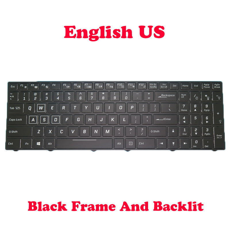 Laptop Keyboard For Gigabyte Sabre 15 P45KV8 Sabre 17 RP47G CVM15F23K0J430E 6-80-N85H0-112-1 2Z703-K