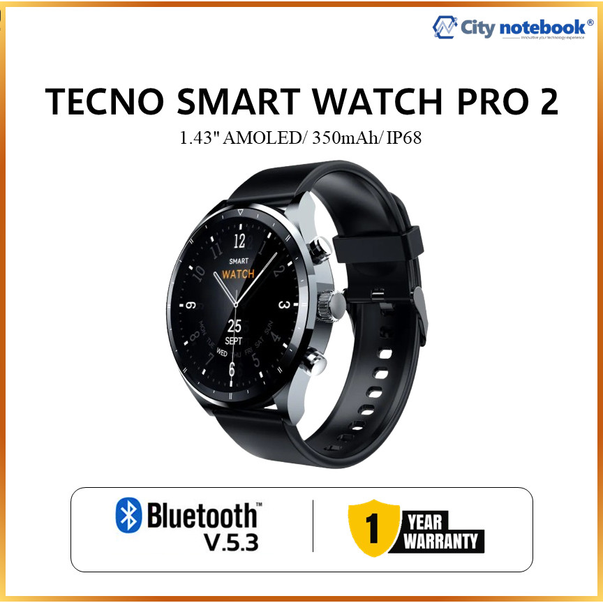 TECNO SMART WATCH PRO 2 GARANSI RESMI