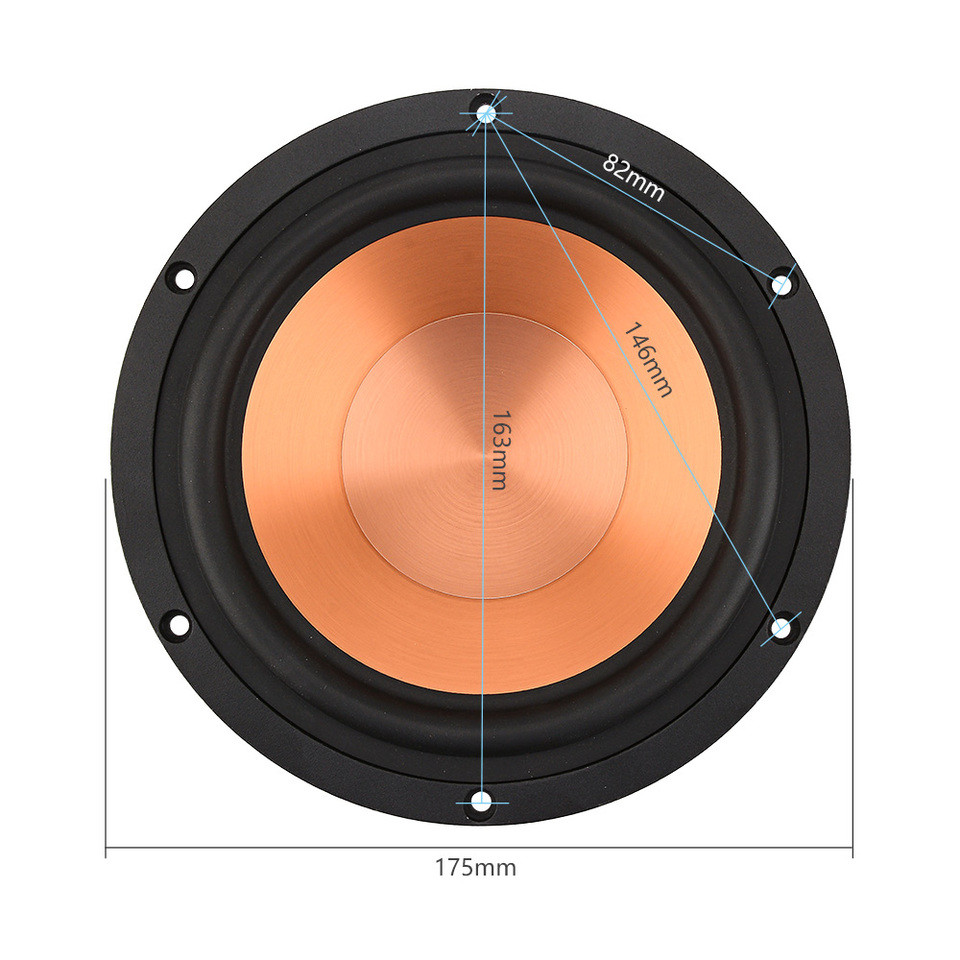 AIYIMA 65 Inch Midrange Woofers Hifi Sound Speaker 4 8 Ohm 100W Bass Aluminum Music Loudspeaker Y Sp