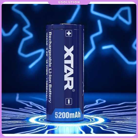 XTAR Baterai Rechargeable 26650 Li-Ion 3.6V 5200mAh 1 PCS
