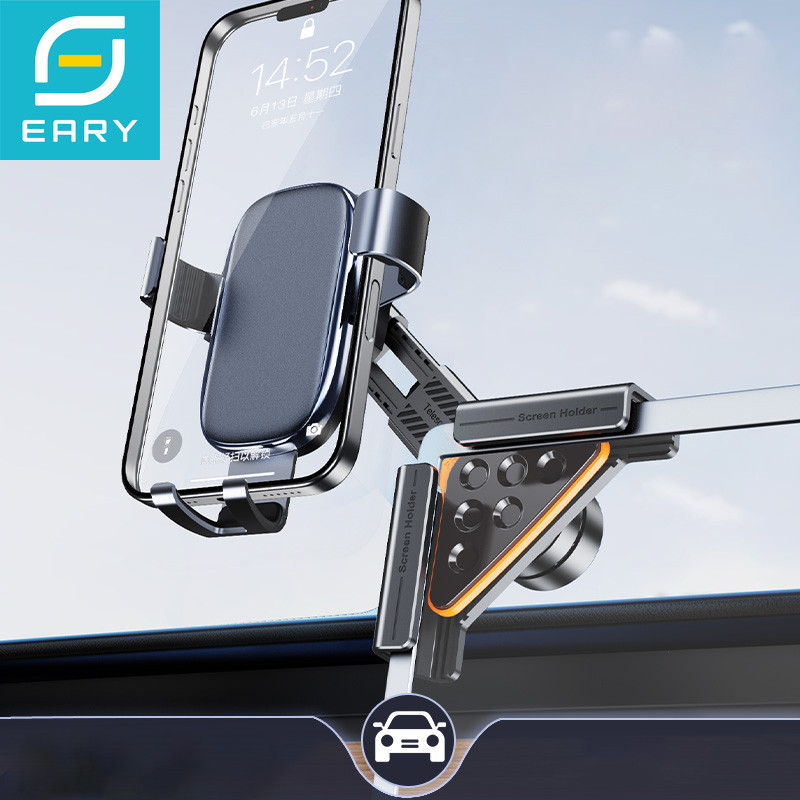 Eary Car Phone Mount 360°Adjustable Universal Tesla Model Y Accessories Phone Holder for Tesla Model