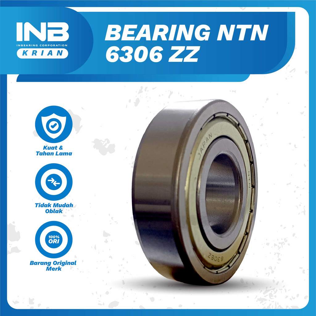 Laker Bearing 6306 ZZ NTN Bearing Pompa Air Ns 100 Bearing Gardan Quick G 1000 Boxer Original NTN IN