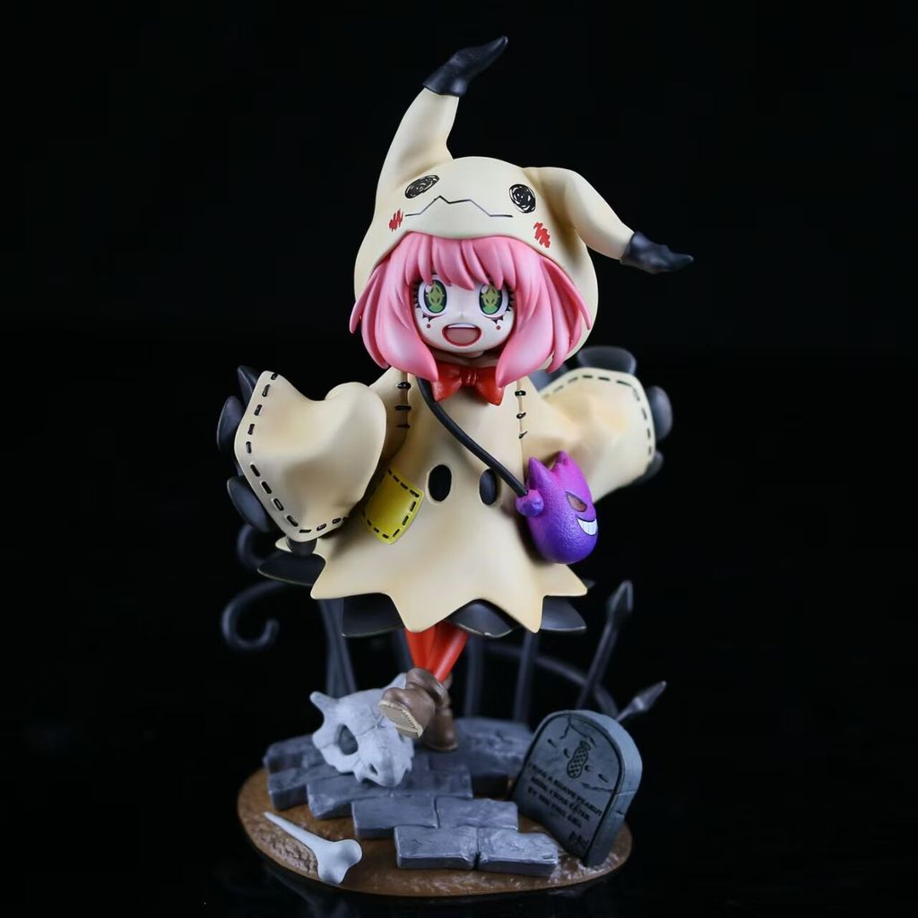 ROMA'c STORE SPY×FAMILY Anya Forger as Pokemon Mimikyu Action Figure Toys 22CM