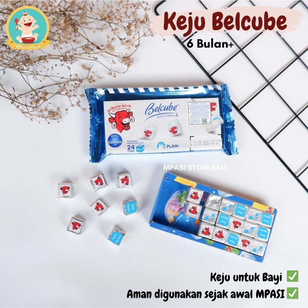 Keju Belcube Mpasi Bayi 6 Bulan Halal